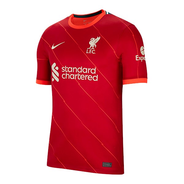 Camiseta Liverpool Primera 2021-2022 Rojo